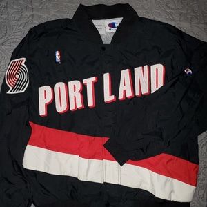 Portland Trailblazers Warm Up Suit - 1990's